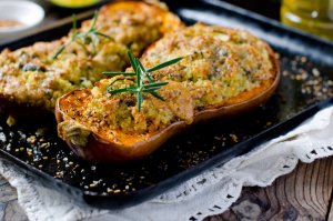 Granola-Stuffed Winter Squash Recipe Image