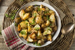 Roasted Potatoes & Artichokes Recipe Image