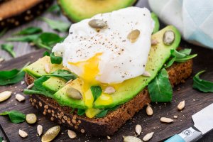 Arugula & Avocado Breakfast Sandwich Recipe Image