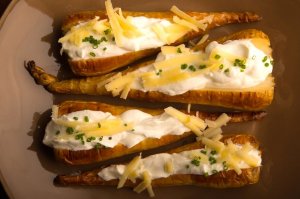 Baked Stuffed Parsnips Recipe Image