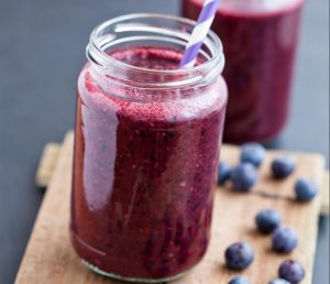 Blueberry Pomegranate Smoothie Recipe Image