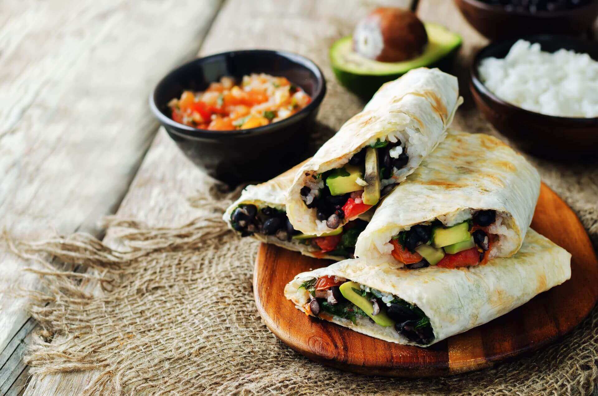 Black Bean Breakfast Burrito