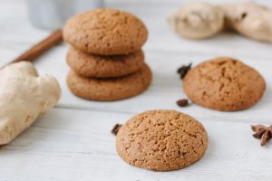 Brown Butter Ginger Cookies Recipe Image