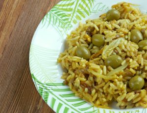Arroz integral con gandules Recipe Image