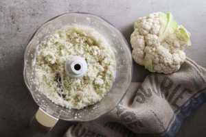 Arroz de Coliflor con frijoles Recipe Image