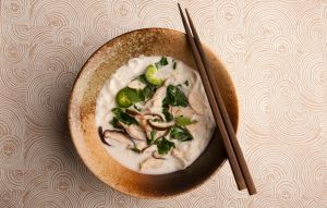 Chicken & Noodles in Coconut Lime Broth Recipe Image