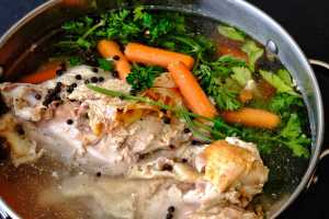 Poultry Bone Stock Recipe Image