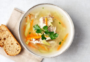 Poached Chicken Pot au Feu Recipe Image