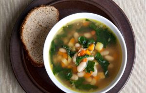 Collard Greens & White Bean Soup Recipe Image