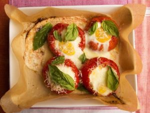 Eggs Baked in Tomatoes Recipe Image