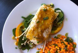 Miso Citrus White Fish En Papillote Recipe Image