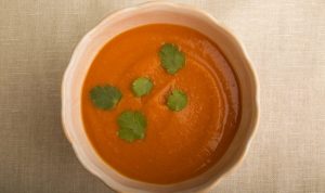 Sopa de Patatas Dulces con Raíz de Jengibre Recipe Image