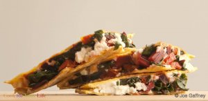 Goat Cheese & Chard Quesadilla Recipe Image