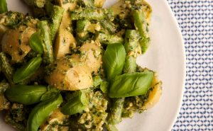 Green Bean & Potato Salad with Walnut Pesto Recipe Image