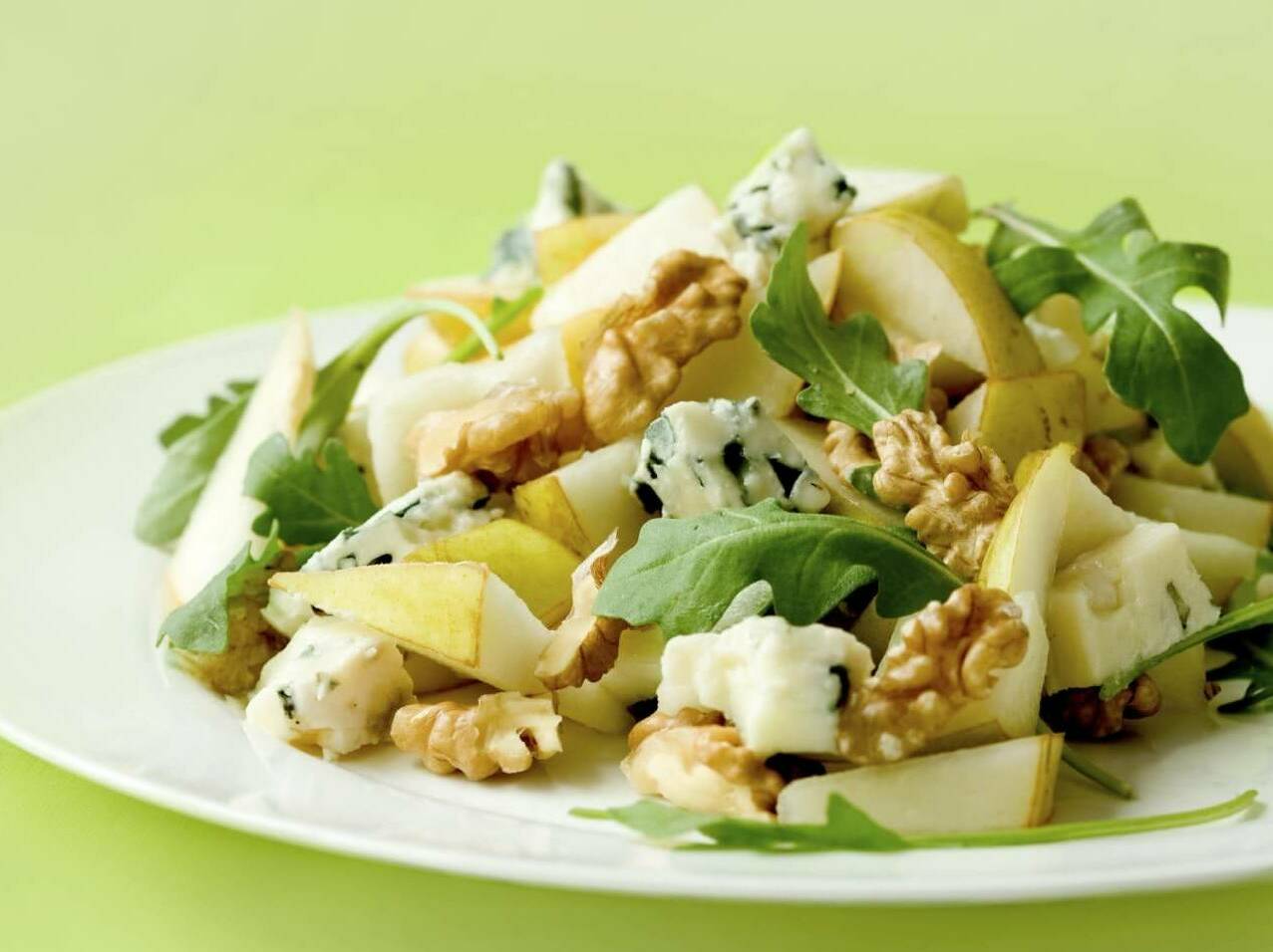 Pear Arugula Salad with Maple Vinaigrette - Cook For Your Life-anti-cancer recipe