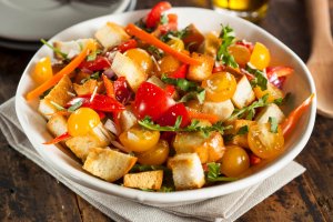 Red Pepper Panzanella Recipe Image
