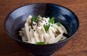 Kohlrabi With Sesame Remoulade Sauce Recipe Image