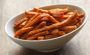 Maple Sweet Potato “Fries” Recipe Image