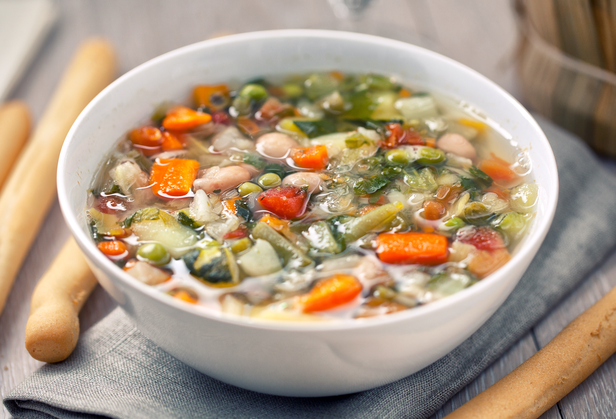 Minestrone Soup With Quinoa