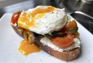 Mushroom & Egg Toast Recipe Image