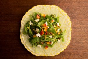 Peach & Arugula Salad Recipe Image