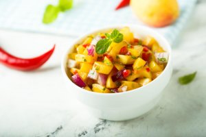 Peach Plum Salsa Recipe Image