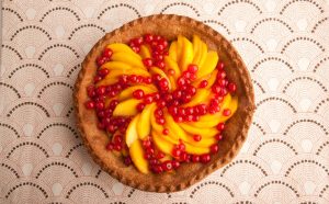 Peach & Red Currant Tart Recipe Image