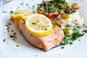 Easy Poached Salmon Recipe Image