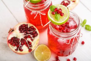 Pomegranate Cooler Recipe Image
