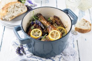 Pot-Roasted Lemon Chicken & Potatoes Recipe Image