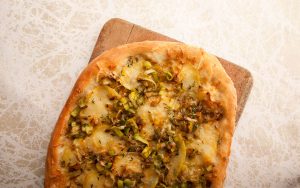 Potato, Leek & Gruyere Pizza Recipe Image