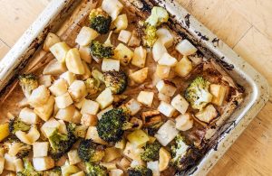 Miso Roasted Fall Vegetables Recipe Image