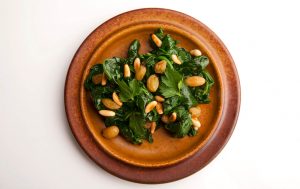 Sauteed Spinach With Raisins & Pine Nuts Recipe Image