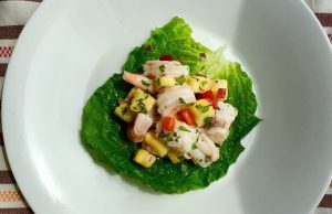 Ceviche de camarones Recipe Image