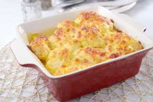 High-Protein, High-Calorie Cauliflower Gratin Recipe Image