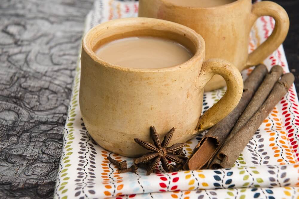 almond milk, chai tea, vanilla, cinnamon- Almond Milk Chai Tea- anti-cancer recipes- cook for your life