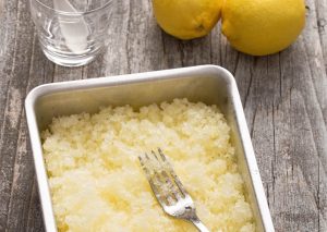Lemon Ginger Granita Recipe Image