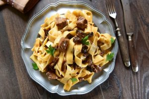 Angelo Garro’s Mushrooms & Fettuccine Recipe Image