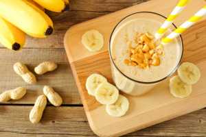 Banana & Nut Butter Smoothie Recipe Image