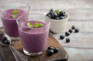 Blueberry Tofu Smoothie Recipe Image