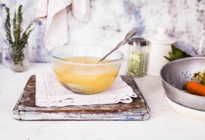Slow Cooker Chicken Stock Recipe Image
