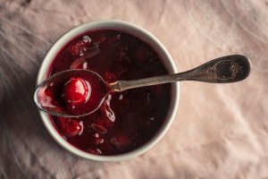 Spiced Compote of Frozen Berries Recipe Image