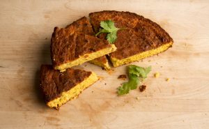 Vegan Spicy Fresh Corn Bread Recipe Image