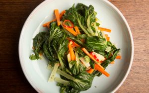 Tatsoi Picante Frito Recipe Image