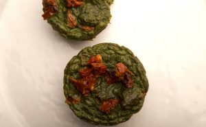 Sun Dried Tomato & Spinach Cakes Recipe Image