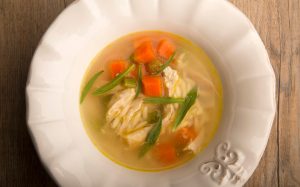 Tarragon & Lemon Chicken Soup With Orzo Recipe Image