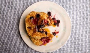 Whole Grain Berry Pancakes Recipe Image