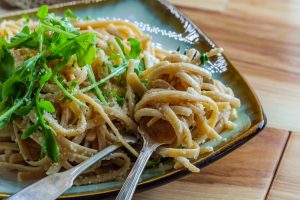 Greek Yogurt Fettuccine Alfredo Recipe Image