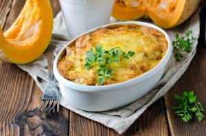 Winter Pumpkin Pasta Bake Recipe Image