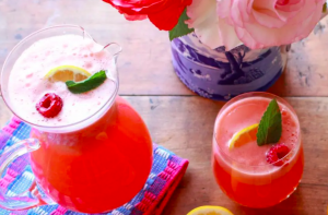 Ginger Pink Lemonade Recipe Image